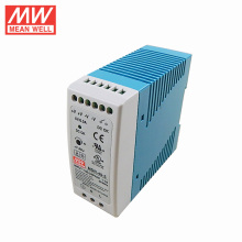 UL do tamanho de MW MDR-40-5 UL &amp; CUL &amp; TUV &amp; CB &amp; fonte de alimentação do trilho do ruído do PFC 6A 30W 5V do CE &amp; do CE